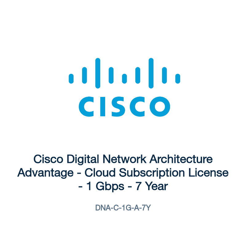 DNA-C-1G-A-7Y: Cisco Digital Network Architecture Advantage