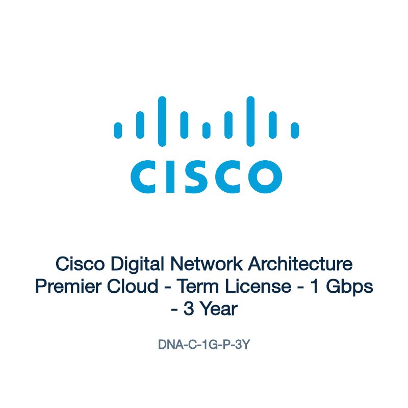DNA-C-1G-P-3Y: Cisco Digital Network Architecture Premier Cloud
