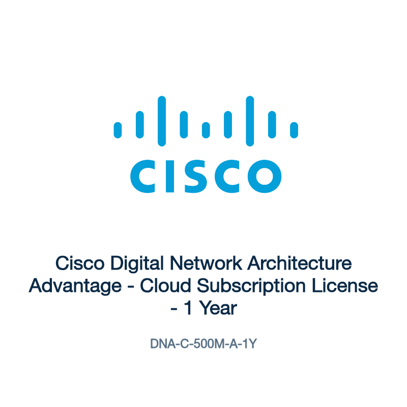 DNA-C-500M-A-1Y: Cisco Digital Network Architecture Advantage