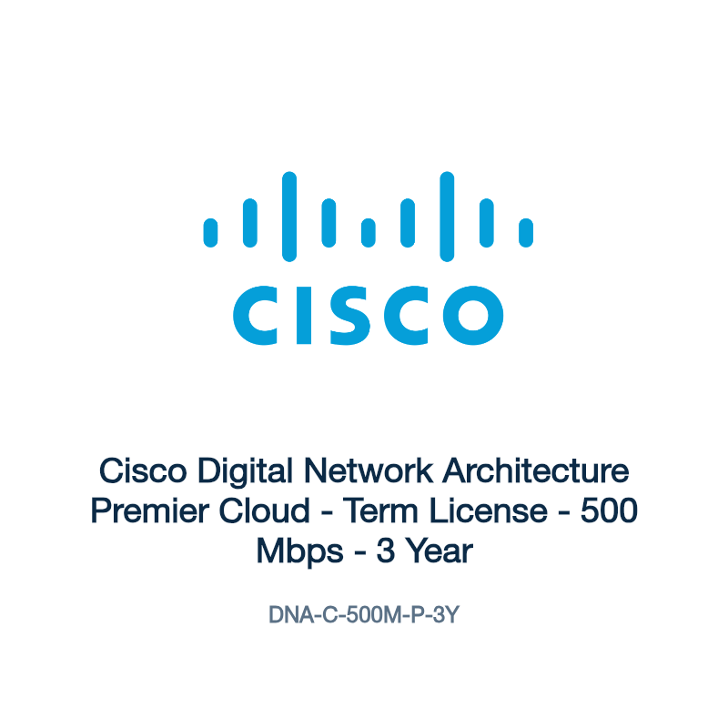 DNA-C-500M-P-3Y: Cisco Digital Network Architecture Premier Cloud