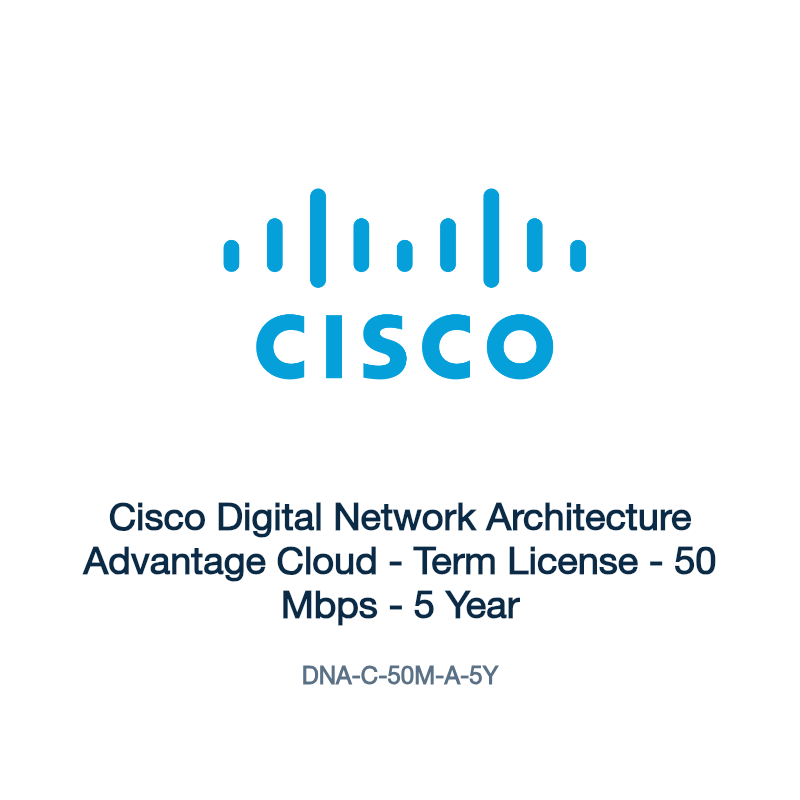 DNA-C-50M-A-5Y: Cisco Digital Network Architecture Advantage Cloud
