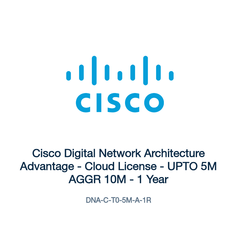 DNA-C-T0-5M-A-1R: Cisco Digital Network Architecture Advantage