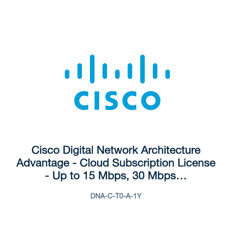 DNA-C-T0-A-1Y: Cisco Digital Network Architecture Advantage