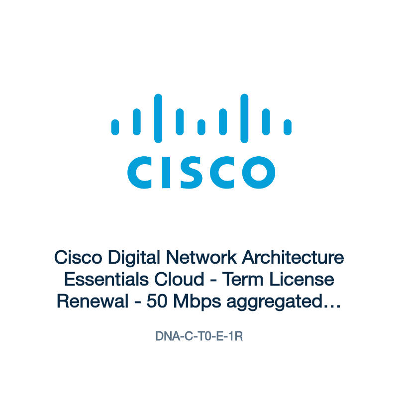 DNA-C-T0-E-1R: Cisco Digital Network Architecture Essentials Cloud