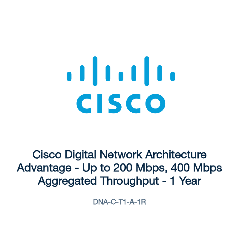 DNA-C-T1-A-1R: Cisco Digital Network Architecture Advantage