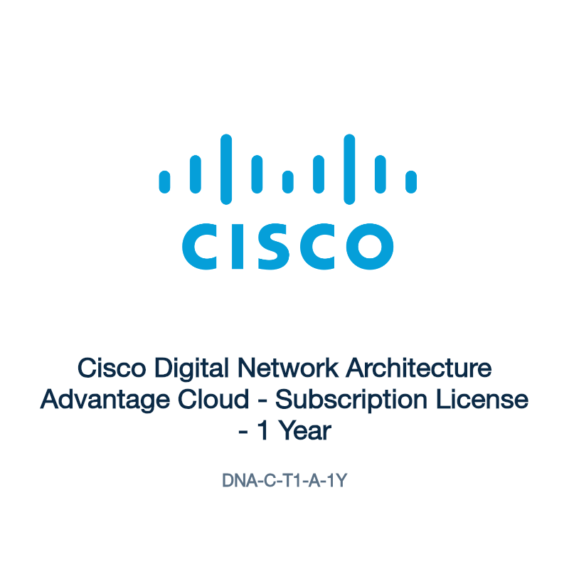 DNA-C-T1-A-1Y: Cisco Digital Network Architecture Advantage Cloud