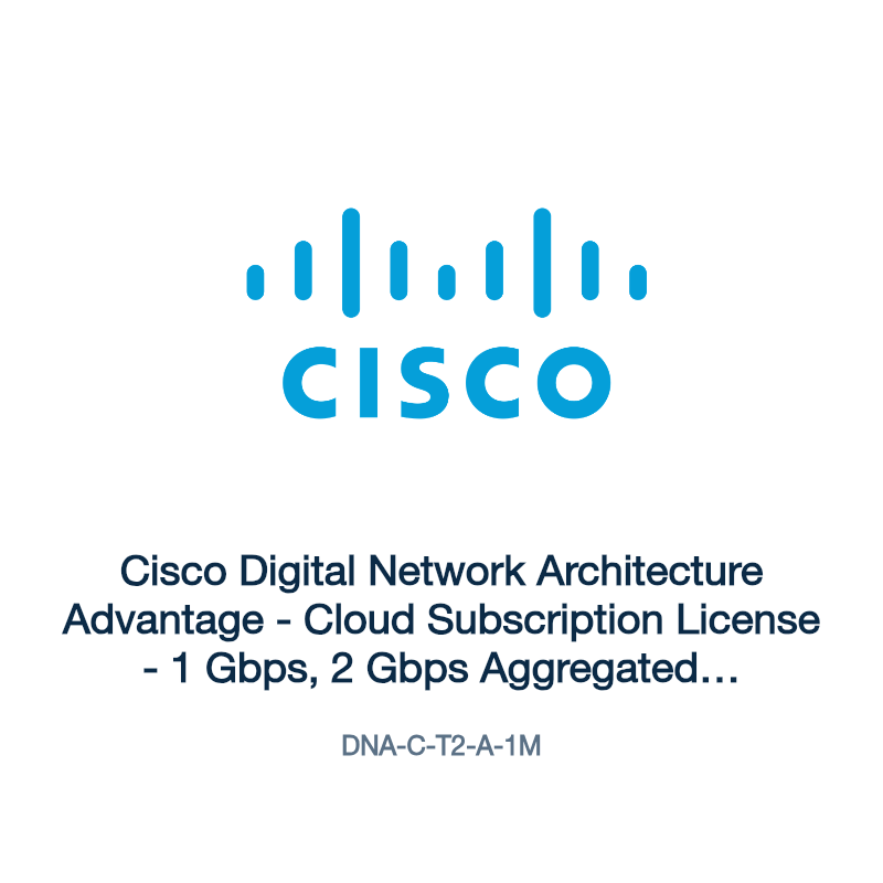 DNA-C-T2-A-1M: Cisco Digital Network Architecture Advantage