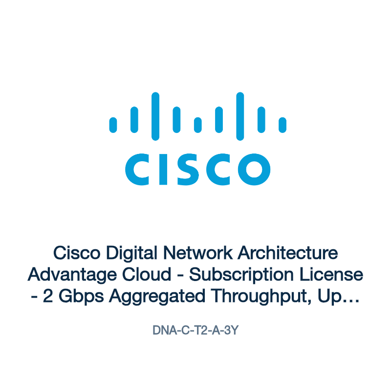 DNA-C-T2-A-3Y: Cisco Digital Network Architecture Advantage Cloud