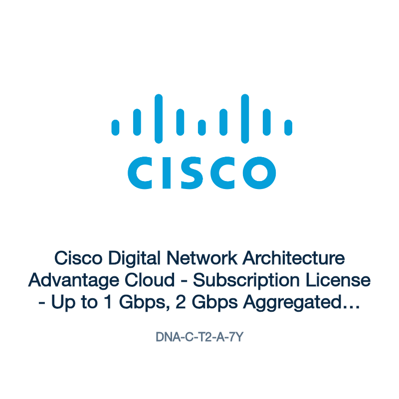 DNA-C-T2-A-7Y: Cisco Digital Network Architecture Advantage Cloud