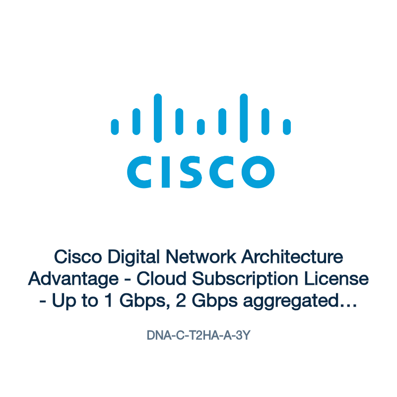 DNA-C-T2HA-A-3Y: Cisco Digital Network Architecture Advantage