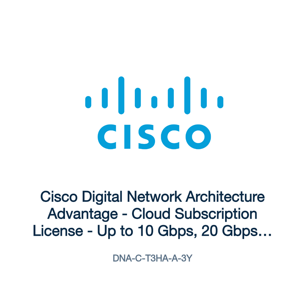 DNA-C-T3HA-A-3Y: Cisco Digital Network Architecture Advantage