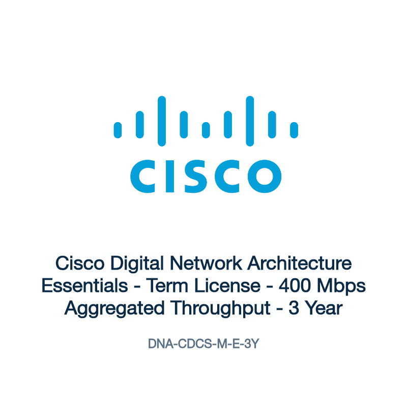 DNA-CDCS-M-E-3Y: Cisco Digital Network Architecture Essentials