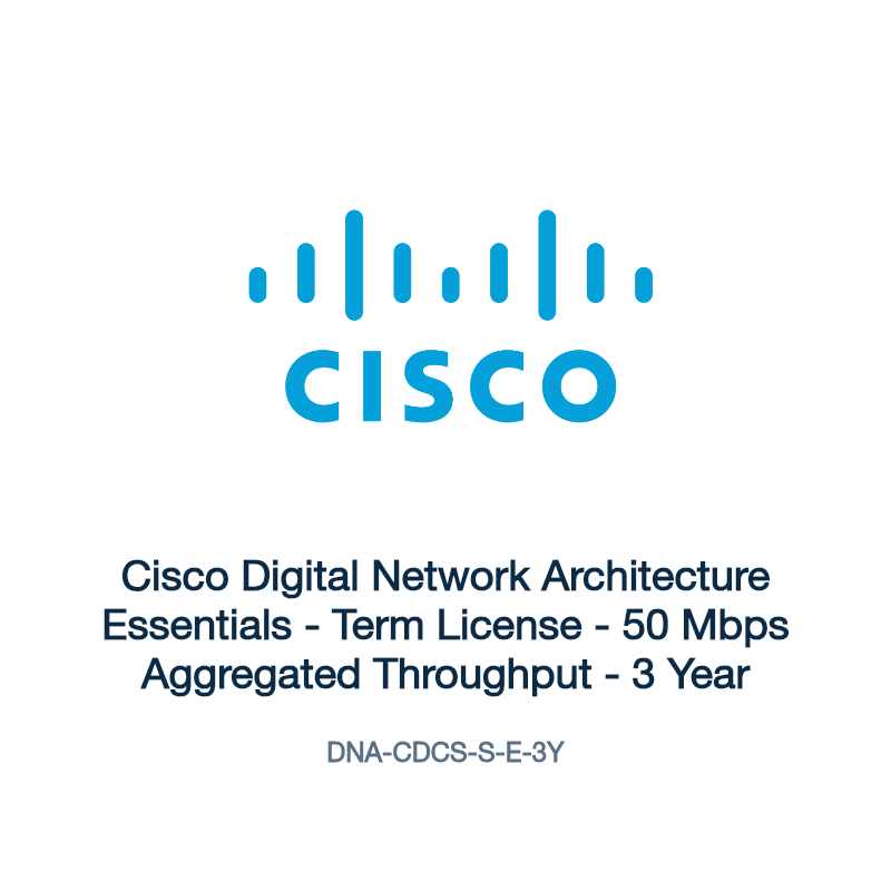 DNA-CDCS-S-E-3Y: Cisco Digital Network Architecture Essentials