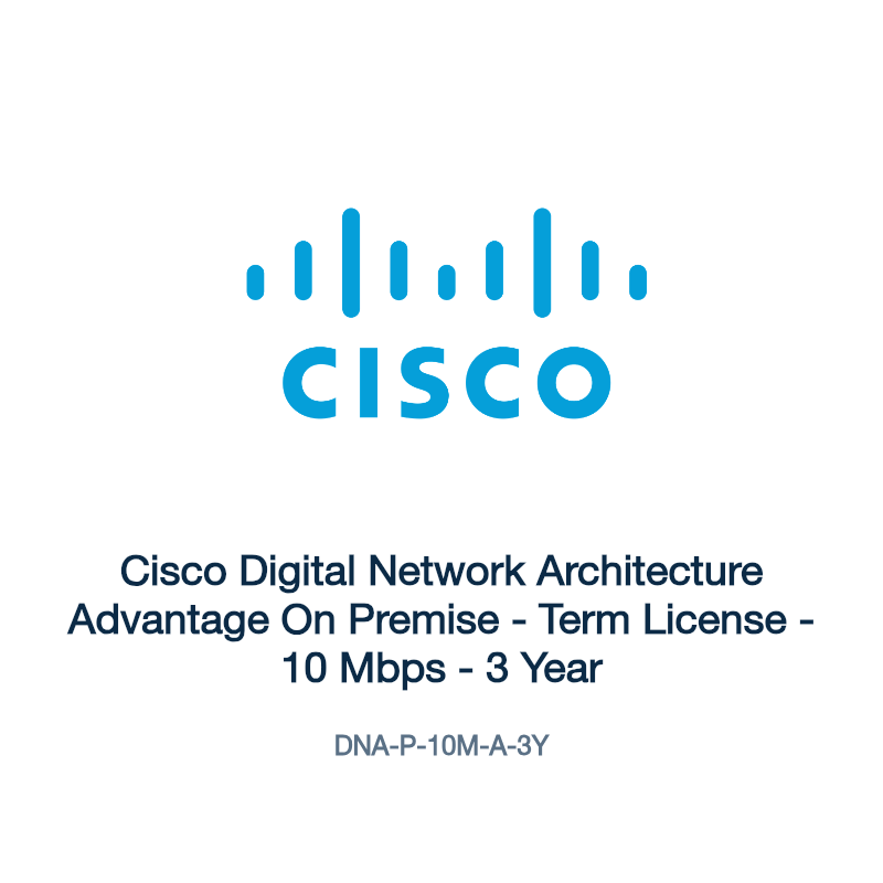 DNA-P-10M-A-3Y: Cisco Digital Network Architecture Advantage On Premise