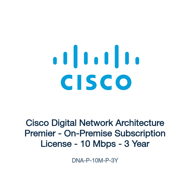 DNA-P-10M-P-3Y: Cisco Digital Network Architecture Premier