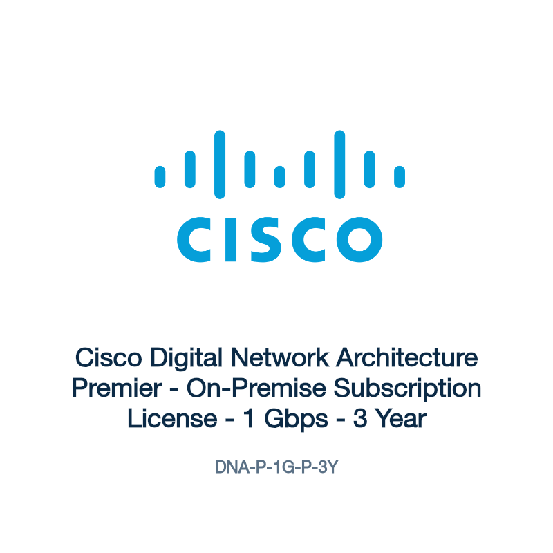 DNA-P-1G-P-3Y: Cisco Digital Network Architecture Premier