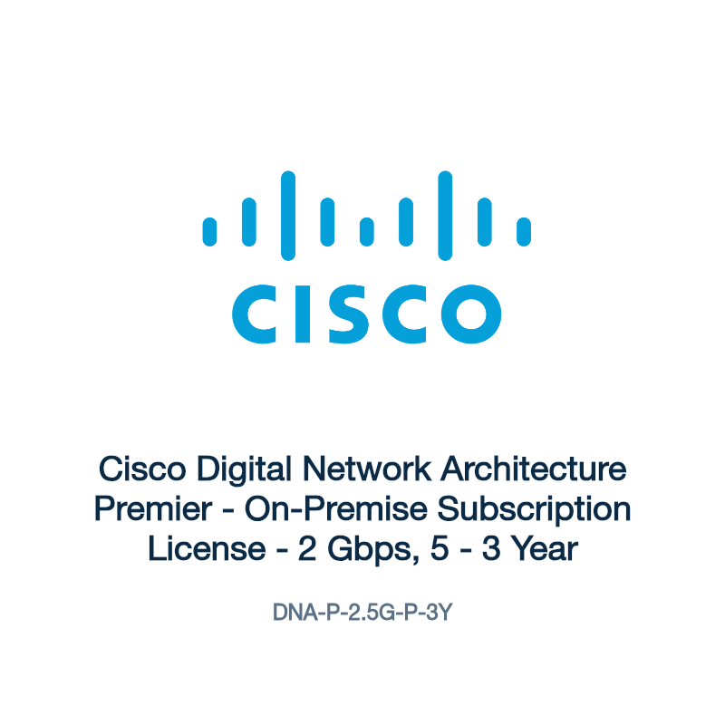 DNA-P-2.5G-P-3Y: Cisco Digital Network Architecture Premier