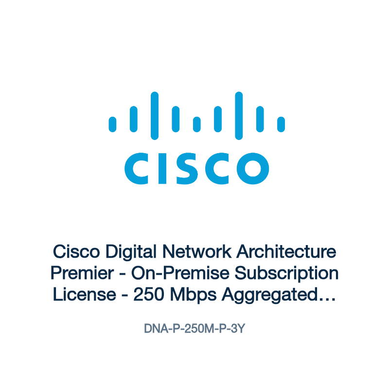 DNA-P-250M-P-3Y: Cisco Digital Network Architecture Premier