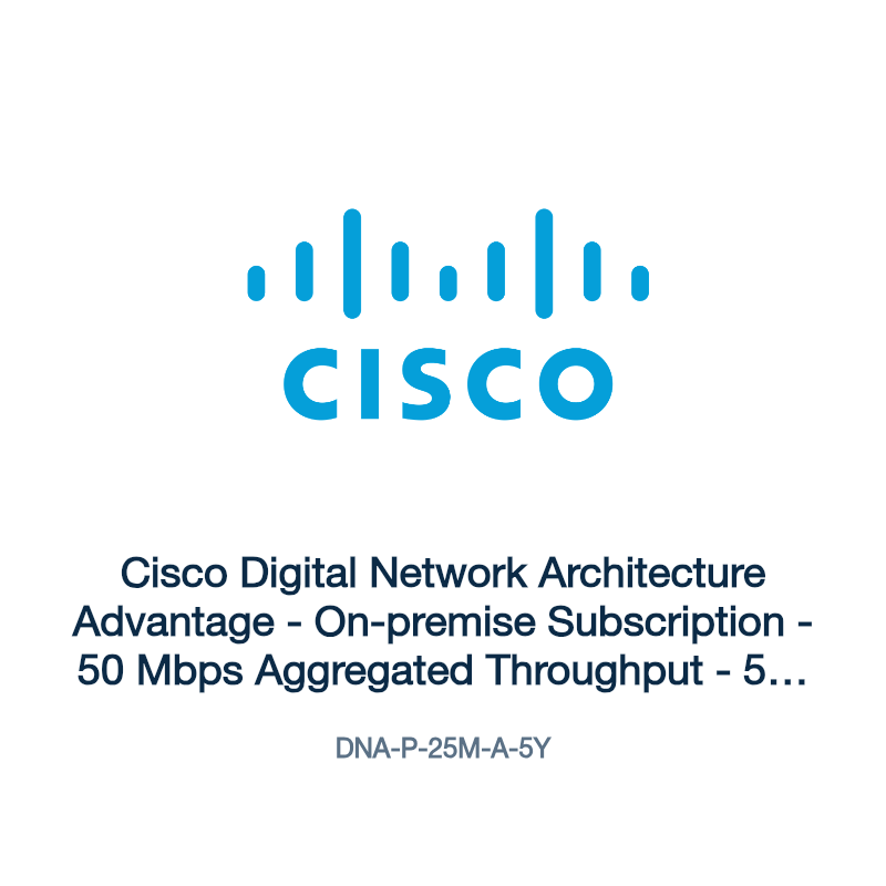 DNA-P-25M-A-5Y: Cisco Digital Network Architecture Advantage