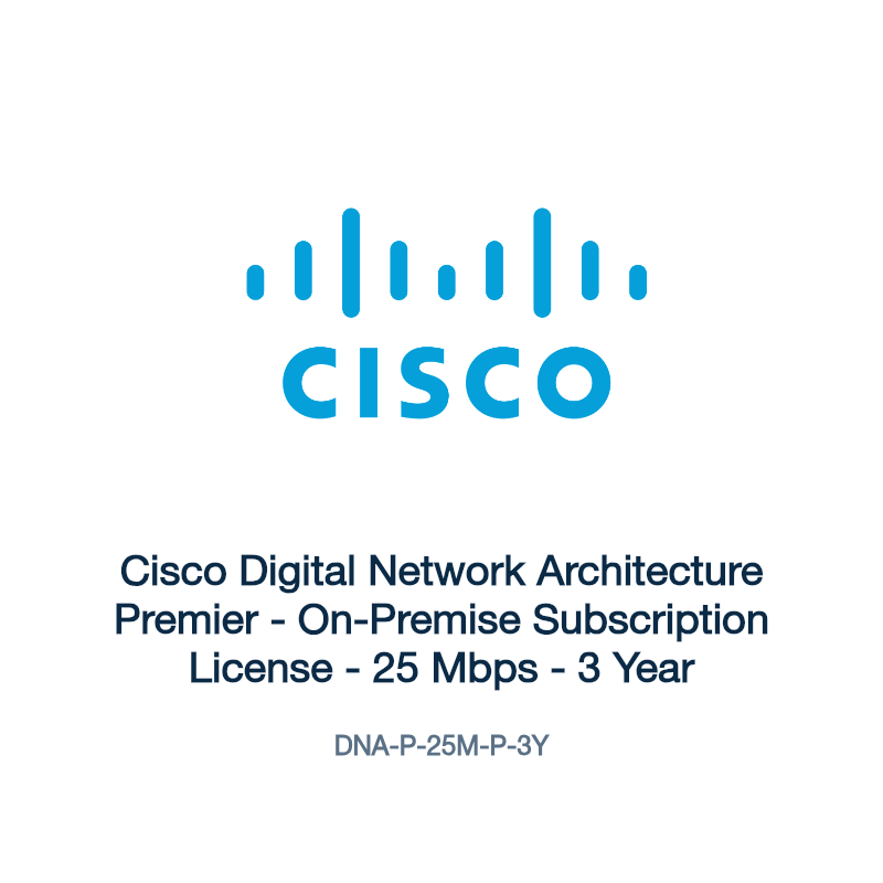 DNA-P-25M-P-3Y: Cisco Digital Network Architecture Premier
