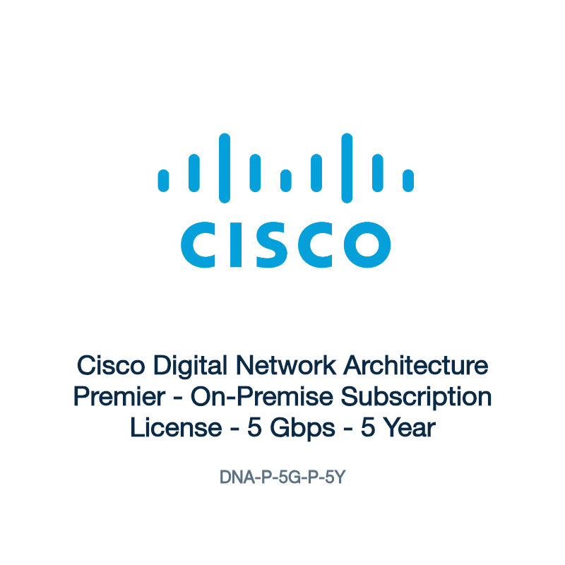 DNA-P-5G-P-5Y: Cisco Digital Network Architecture Premier