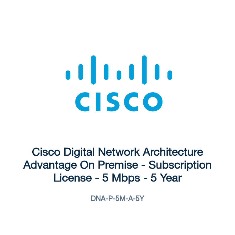 DNA-P-5M-A-5Y: Cisco Digital Network Architecture Advantage On Premise