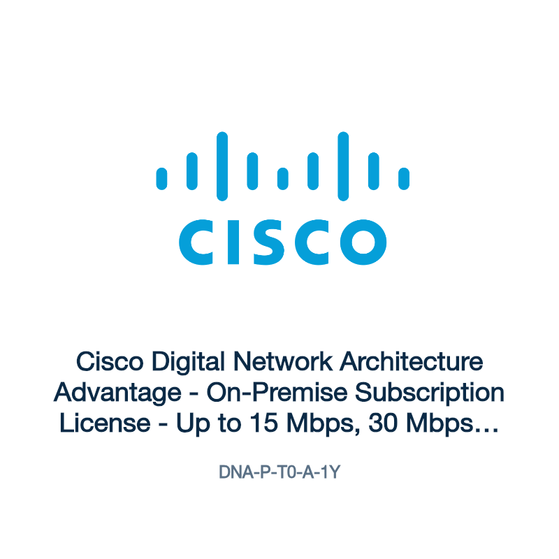 DNA-P-T0-A-1Y: Cisco Digital Network Architecture Advantage