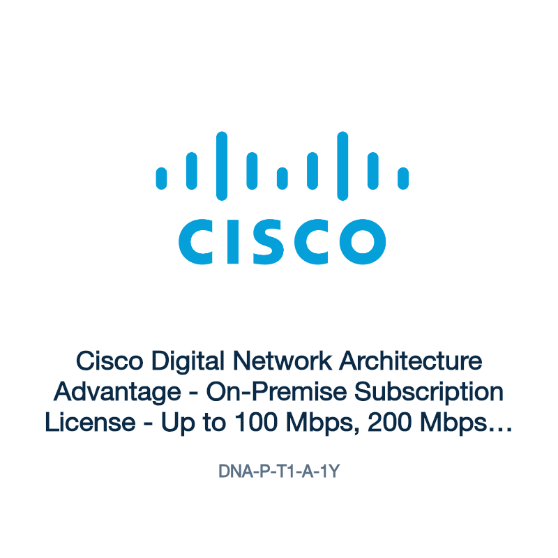 DNA-P-T1-A-1Y: Cisco Digital Network Architecture Advantage