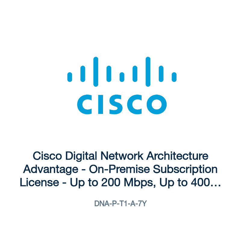 DNA-P-T1-A-7Y: Cisco Digital Network Architecture Advantage