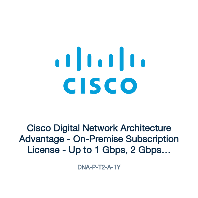 DNA-P-T2-A-1Y: Cisco Digital Network Architecture Advantage