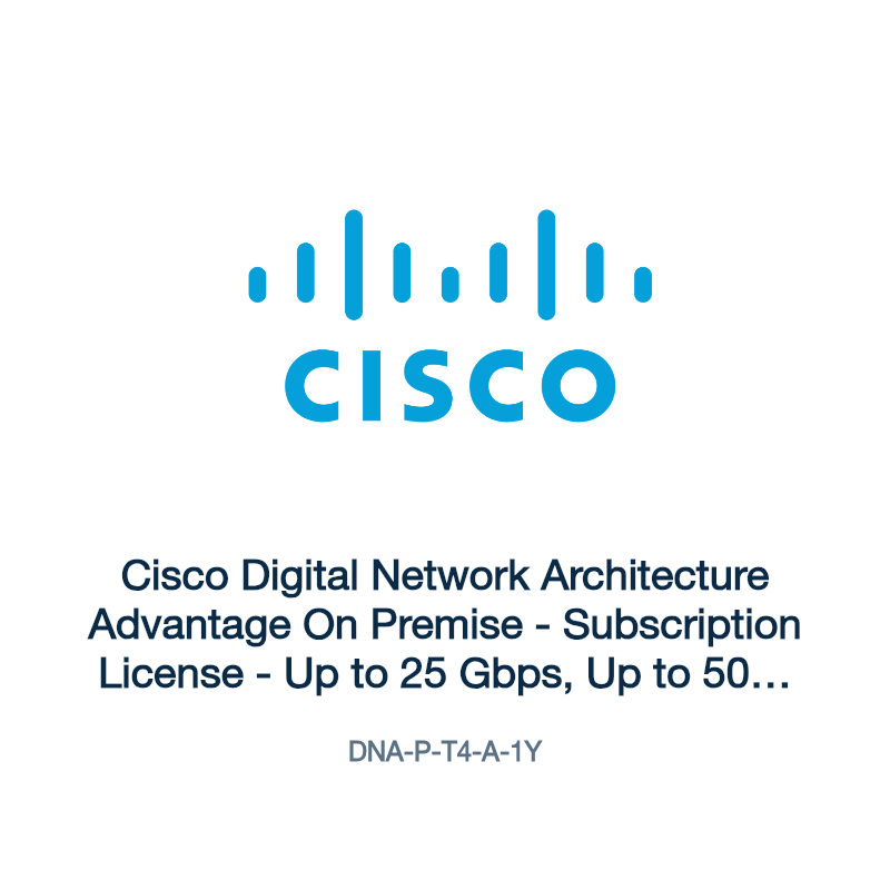 DNA-P-T4-A-1Y: Cisco Digital Network Architecture Advantage On Premise