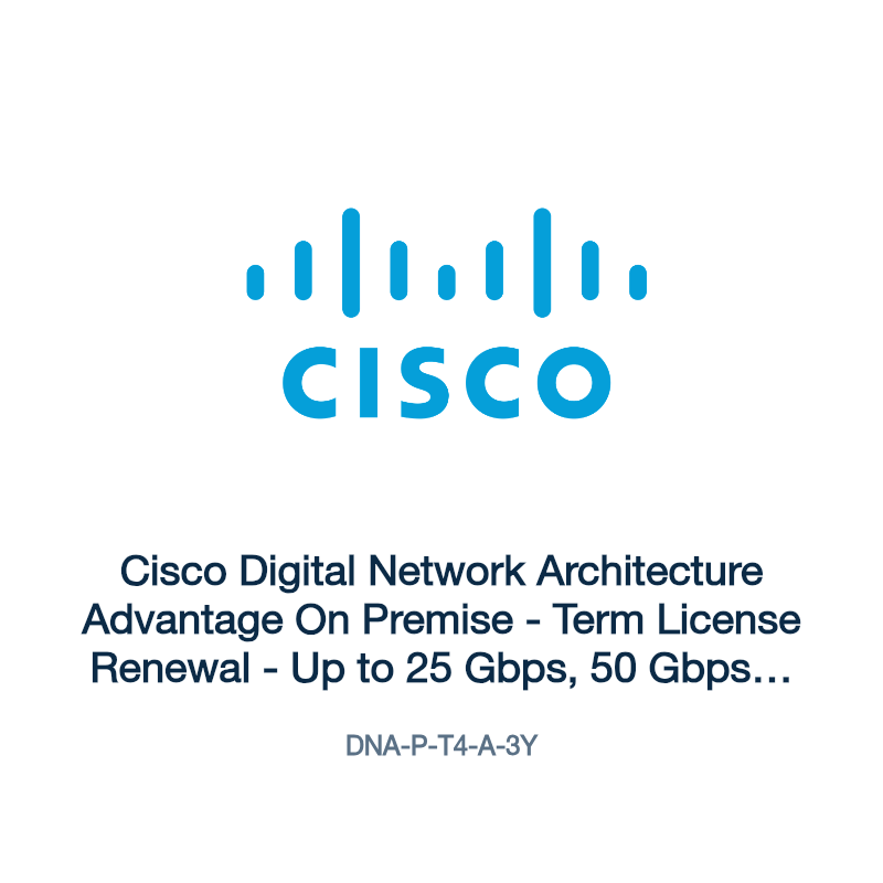 DNA-P-T4-A-3Y: Cisco Digital Network Architecture Advantage On Premise