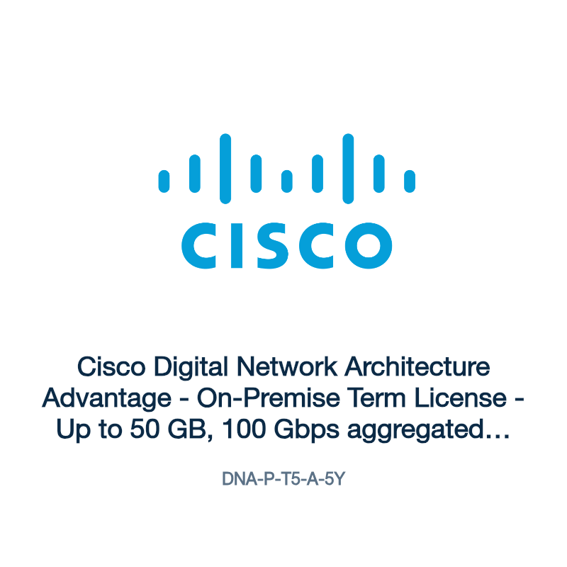 DNA-P-T5-A-5Y: Cisco Digital Network Architecture Advantage