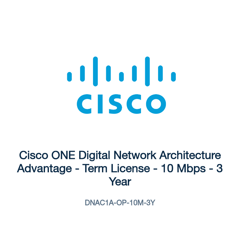 DNAC1A-OP-10M-3Y: Cisco ONE Digital Network Architecture Advantage
