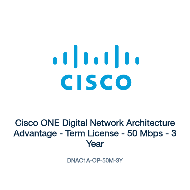 DNAC1A-OP-50M-3Y: Cisco ONE Digital Network Architecture Advantage