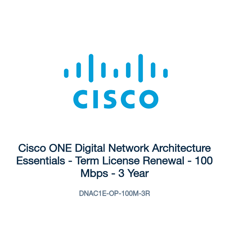 DNAC1E-OP-100M-3R: Cisco ONE Digital Network Architecture Essentials