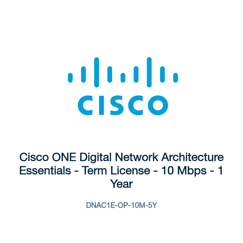 DNAC1E-OP-10M-5Y: Cisco ONE Digital Network Architecture Essentials