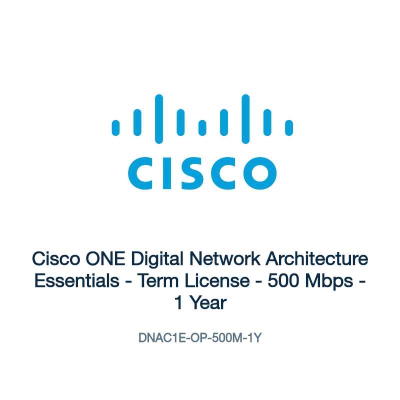 DNAC1E-OP-500M-1Y: Cisco ONE Digital Network Architecture Essentials