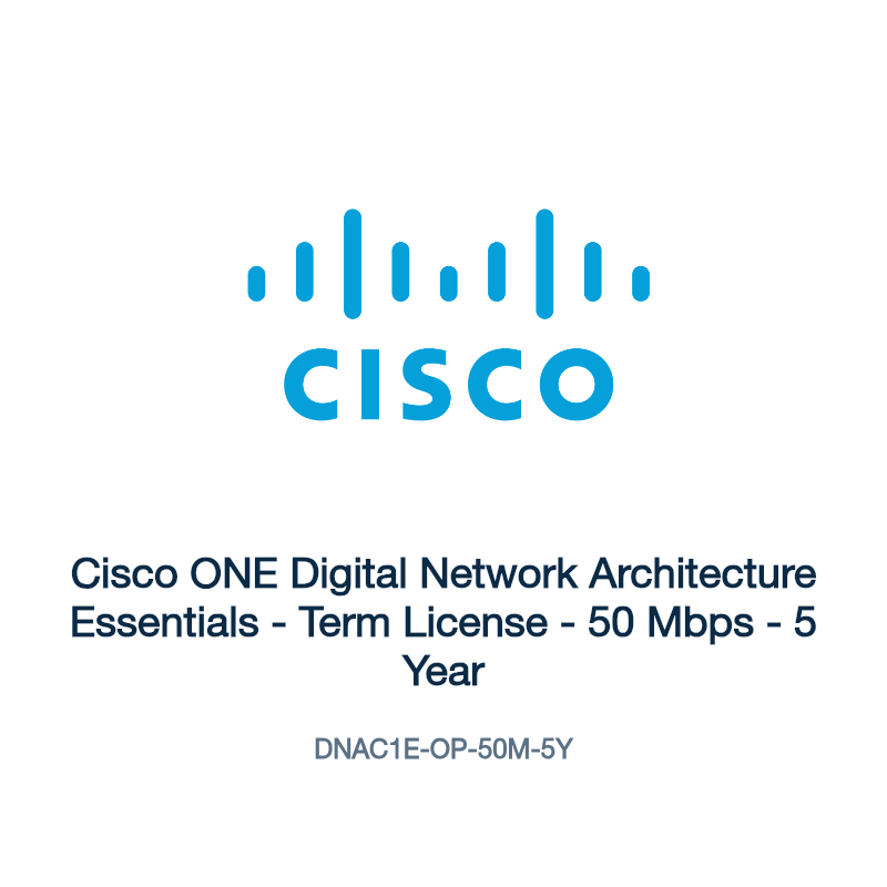 DNAC1E-OP-50M-5Y: Cisco ONE Digital Network Architecture Essentials