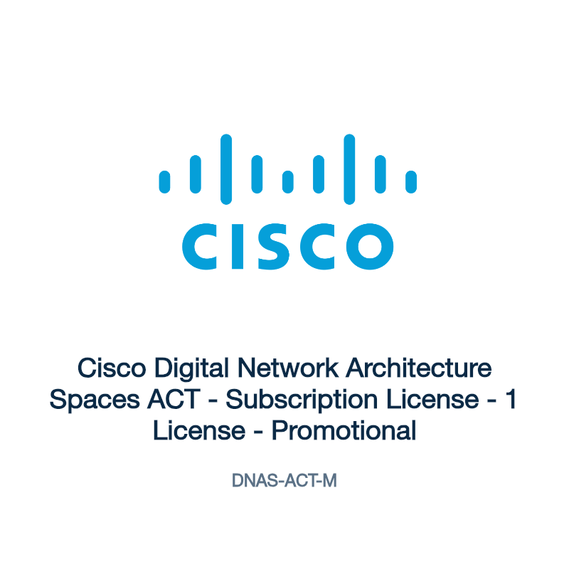 DNAS-ACT-M: Cisco Digital Network Architecture Spaces ACT