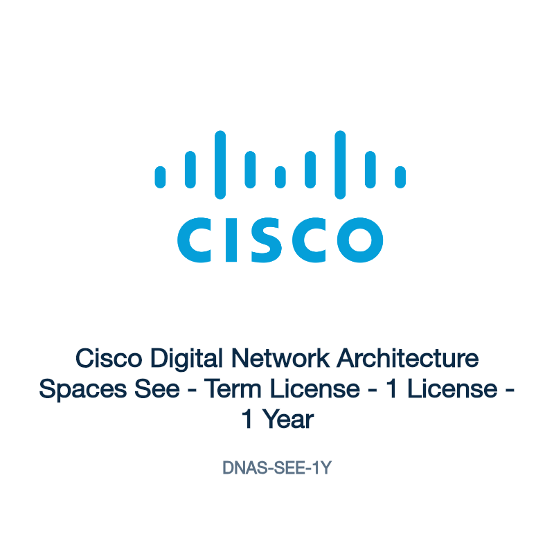 DNAS-SEE-1Y: Cisco Digital Network Architecture Spaces See