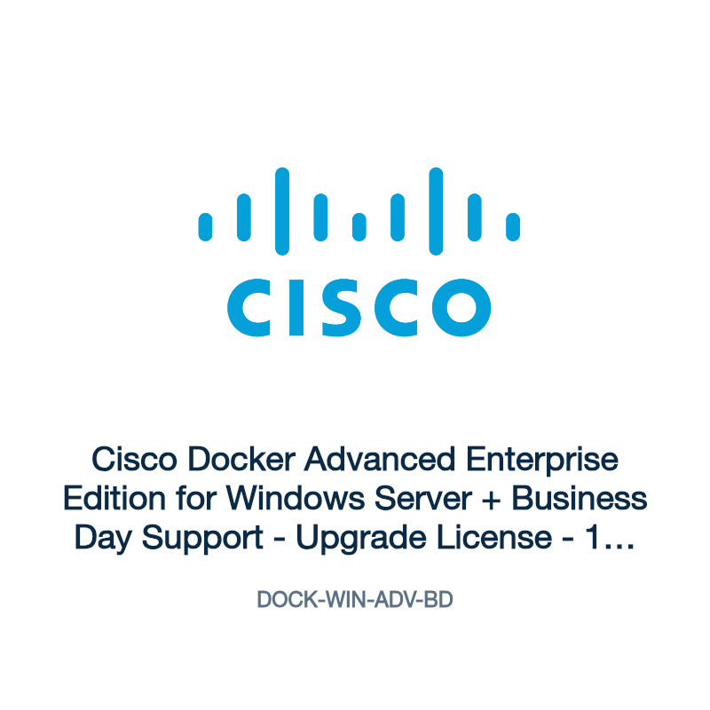 DOCK-WIN-ADV-BD: Cisco Docker Advanced Enterprise Edition for Windows Server +