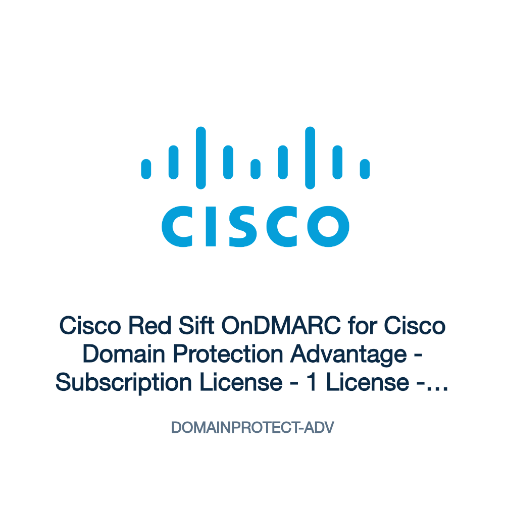 DOMAINPROTECT-ADV: Cisco Red Sift OnDMARC for Cisco Domain Protection Advantage