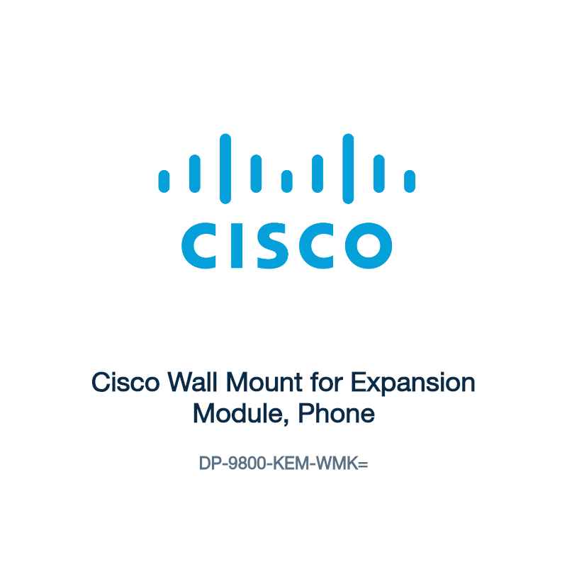 DP-9800-KEM-WMK=: Cisco Wall Mount for Expansion Module, Phone
