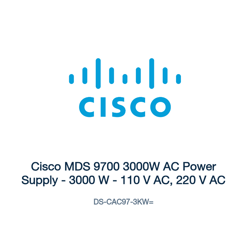 DS-CAC97-3KW=: Cisco MDS 9700 3000W AC Power Supply