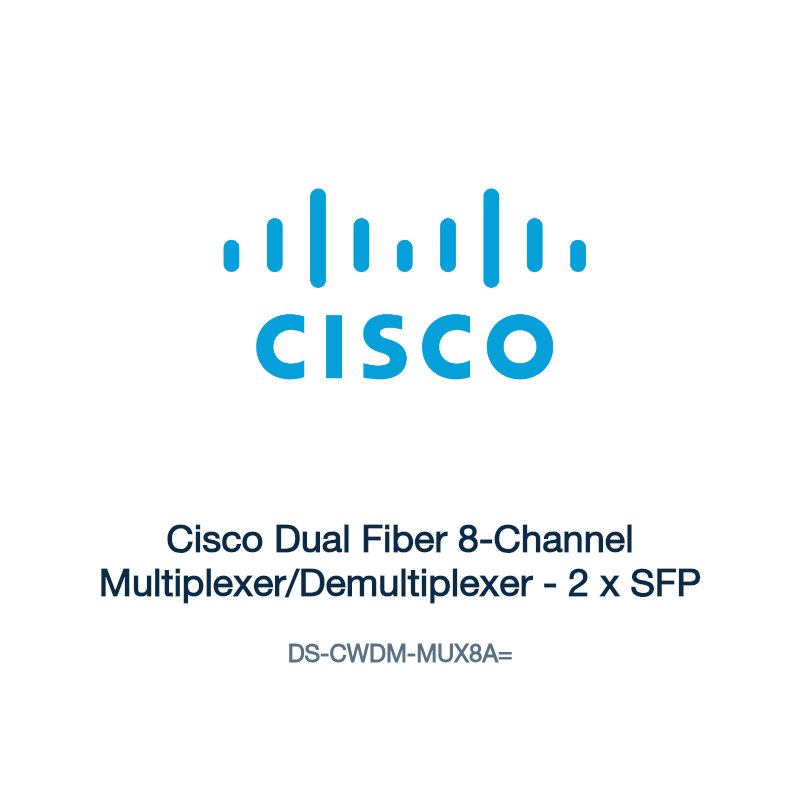 DS-CWDM-MUX8A=: Cisco Dual Fiber 8-Channel Multiplexer/Demultiplexer