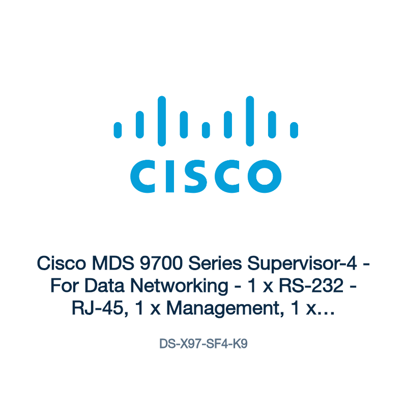 DS-X97-SF4-K9: Cisco MDS 9700 Series Supervisor-4