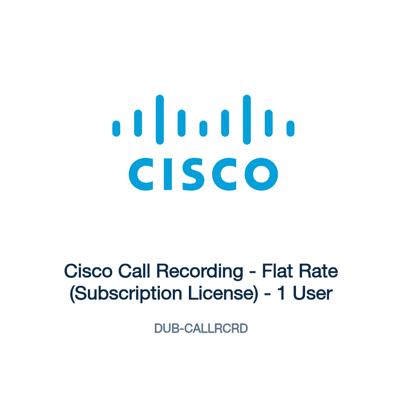 DUB-CALLRCRD: Cisco Call Recording