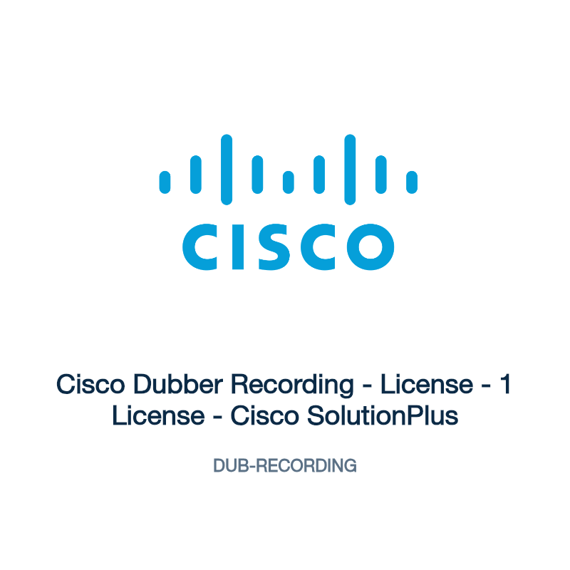 DUB-RECORDING: Cisco Dubber Recording