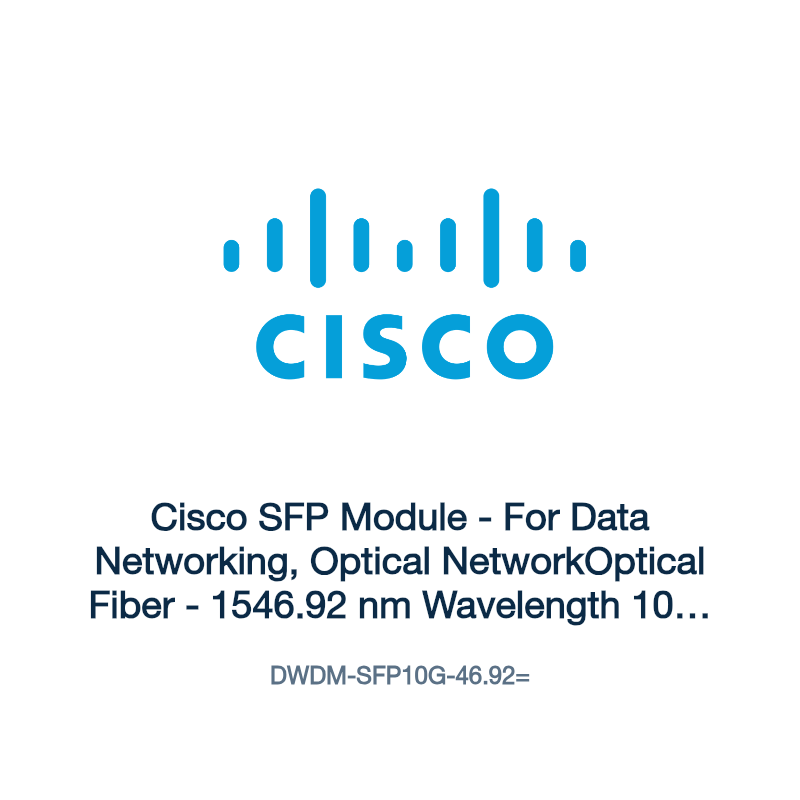 DWDM-SFP10G-46.92=: Cisco SFP Module